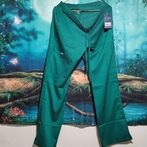 Unbranded Women's Drawstring Scrub Pants in Teal